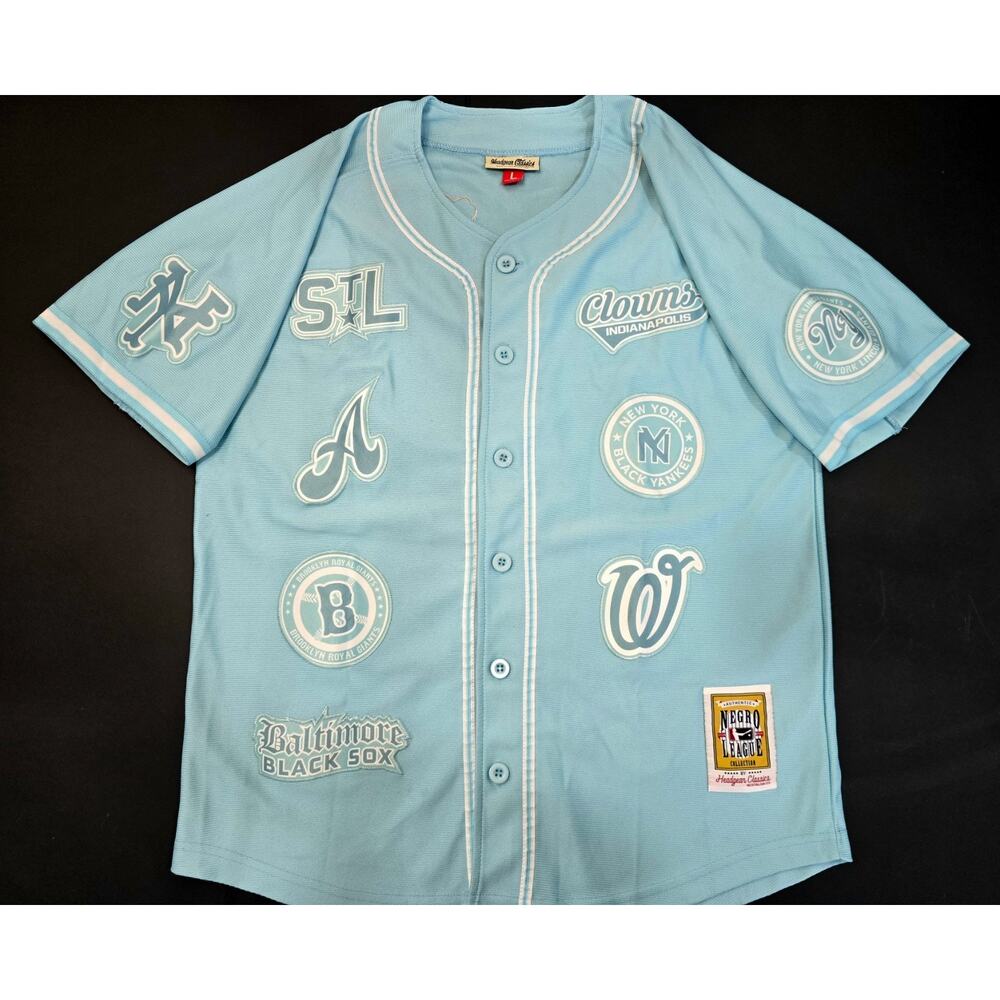 Headgear Classics Negro League Baseball BlueJersey A.L. Teams Logo Patch - Large